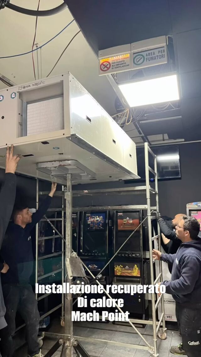 Installazione  recuperatore di calore